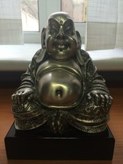 Статуэтка посеребренная Будды